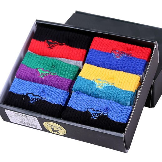 七匹狼竹炭运动风男袜六双装90738 商品图1