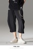 PINLI品立2024夏季新款纯色宽松七分裤潮牌时尚褶皱直筒休闲裤男B242117022 商品缩略图6