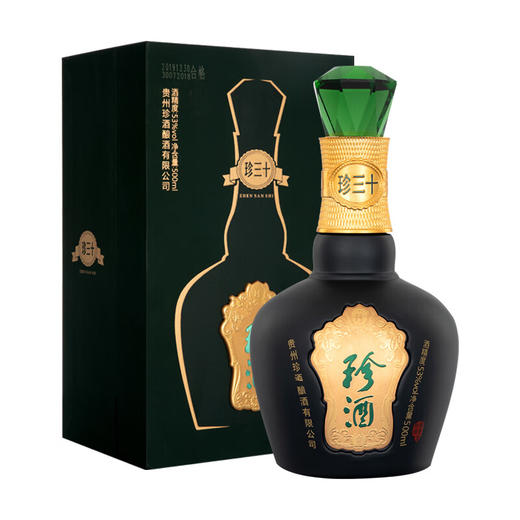 珍酒 珍三十 酱香型白酒 53度 500ml *1瓶/4瓶 商品图0