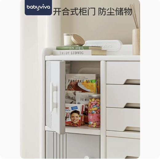 Babyviva 儿童玩具收纳架落地多层家用宝宝置物玩具架简易分类整理箱储物柜 商品图3