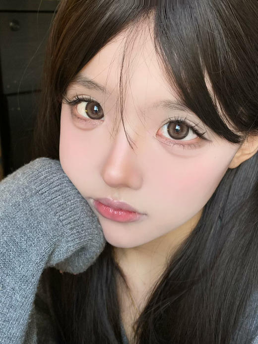 【大直径】PFGIRLCON-焦糖布丁-14.5mm【半年抛 0-800度 含有525/575】着色14.2mm 商品图4