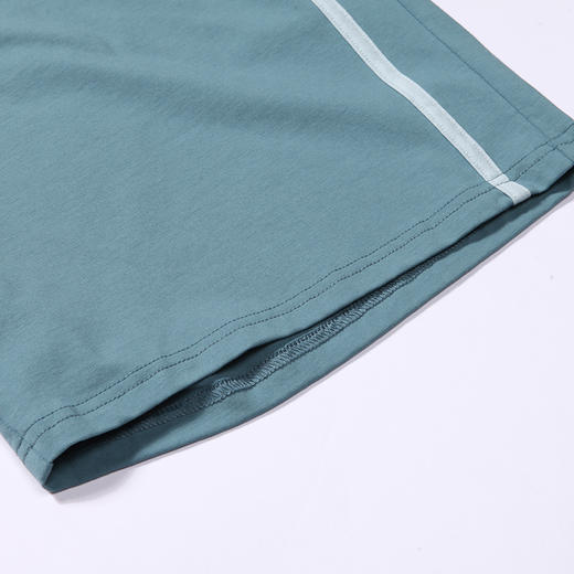 都市丽人都市锋尚舒适外出春夏睡衣男32支纯棉单面家居服薄款短袖短裤男士纯棉套装FH42B1 商品图8