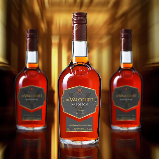 【有税版】德瓦尔库拿破仑白兰地 500ml（无盒） 商品图3