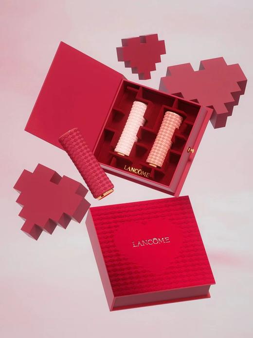 【一般贸易】兰蔻新年烟花千鸟格寻爱限定口红礼盒3支装  XAMN 商品图9