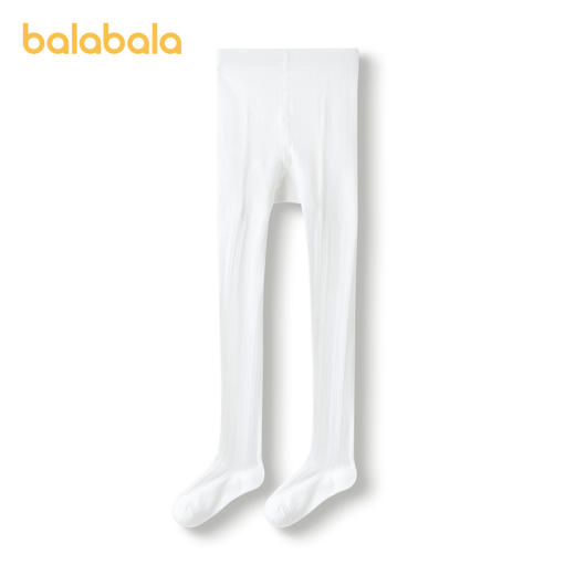 巴拉巴拉儿童连裤袜女童网眼袜夏季薄款透气打底小童肌理萌单双装 商品图4