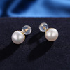 18k金淡水珍珠耳钉 商品缩略图3