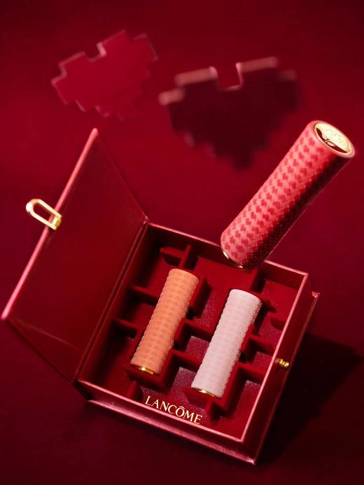 【一般贸易】兰蔻新年烟花千鸟格寻爱限定口红礼盒3支装  XAMN 商品图8