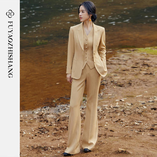 扶摇 中式女装国风马甲盘扣背心2023新款上衣高级感无袖马夹 商品图3