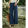 OLrain欧芮儿蓝色牛仔裤女早春2024年新款高腰百搭宽松直筒阔腿裤 商品缩略图1