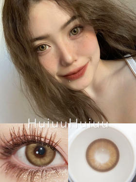 【大直径】PFGIRLCON-金琥珀-14.5mm【半年抛 0-800度 含有525/575】着色13.9mm