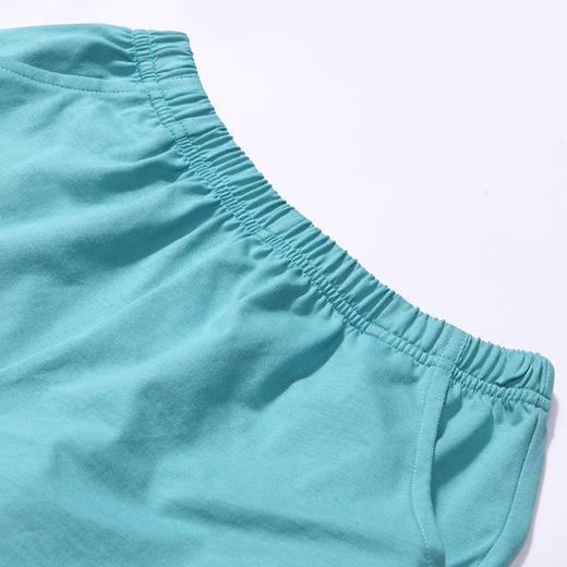 都市丽人眯雅佳生活家居春夏睡衣男女童32支纯棉单面家居服薄款短袖短裤童装棉质套装JH42A7 商品图10