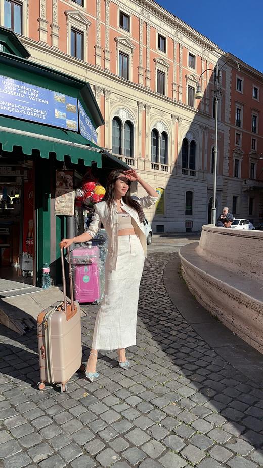 “雪上花开” 提花面料 长款半裙 M L XL 各一（不退不换） 商品图6