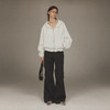 NUTH复古做旧纹理设计感宽松直筒显瘦休闲工装裤女 商品缩略图4
