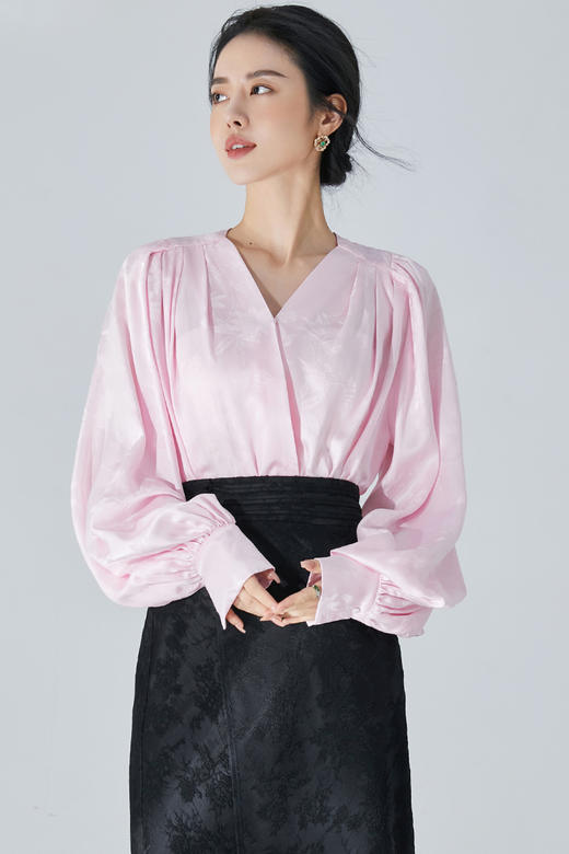 扶摇 淡雅气质新中式套装复古时髦女装 商品图5