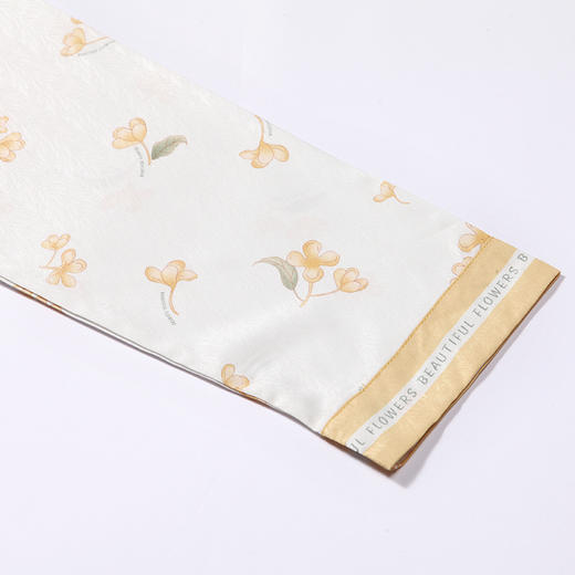 都市丽人舒适外出春夏睡衣女人字斜印花家居服薄款长袖长裤女士丝质套装LH41C7 商品图8