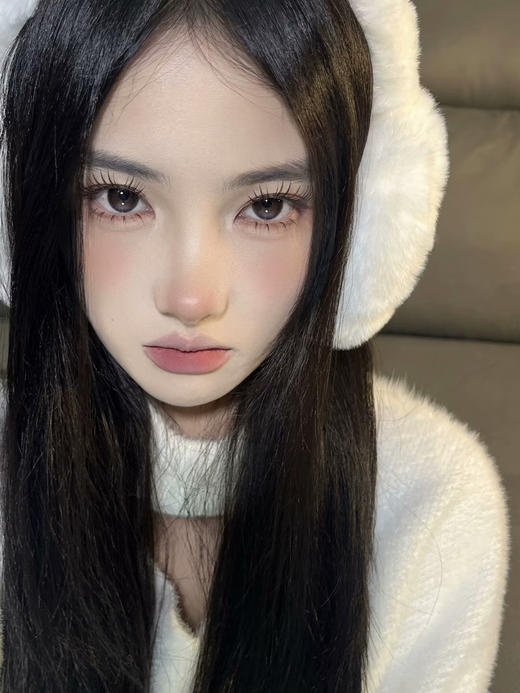 【大直径】PFGIRLCON-半熟蜜桃-14.5mm【半年抛 0-800度 含有525/575】着色13.7mm 商品图6