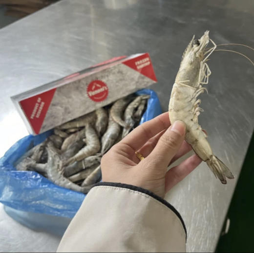 南美白对虾40-50一盒3斤 商品图1