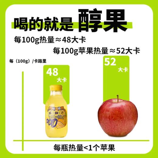 柚一柚双柚汁礼盒装1箱复合果汁饮料柚子汁饮品318g 10瓶 商品图3