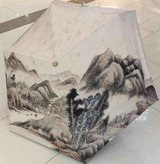 优品堂【如花如歌6】加大、超轻、金骨、黑胶、五折手机大小太阳伞 商品图2