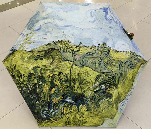 优品堂【如花如歌6】加大、超轻、金骨、黑胶、五折手机大小太阳伞 商品图5