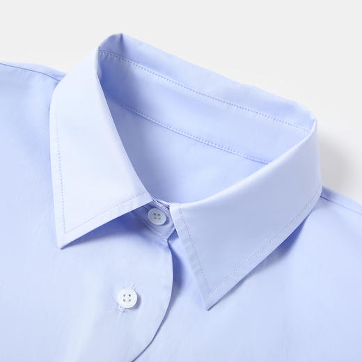 【140-170】【Y氏】女童春秋长袖衬衣翻领灯笼袖衬衫 商品图8