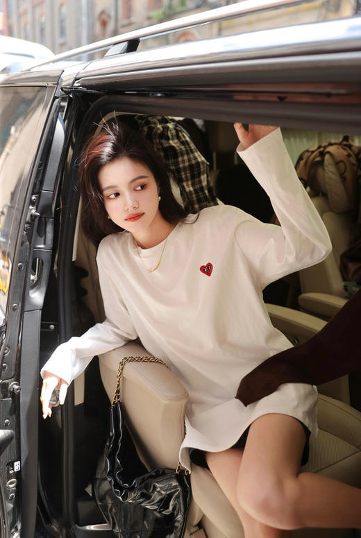 Happy Hea*t独家定制300g 40支高阶双纱面料棉T 商品图0