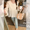 <曾小咸推荐> 【韩系欧尼】2色A摆衬衫 商品缩略图0