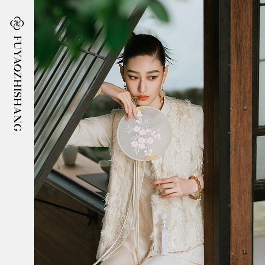 扶摇 新中式女装国风禅意盘扣上衣马甲改良汉服老钱风马夹 商品图1