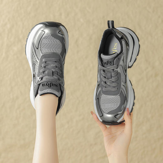 品质好货 | Safiya/索菲娅2024春千禧风休闲运动厚底老爹鞋 SF33112756 商品图8