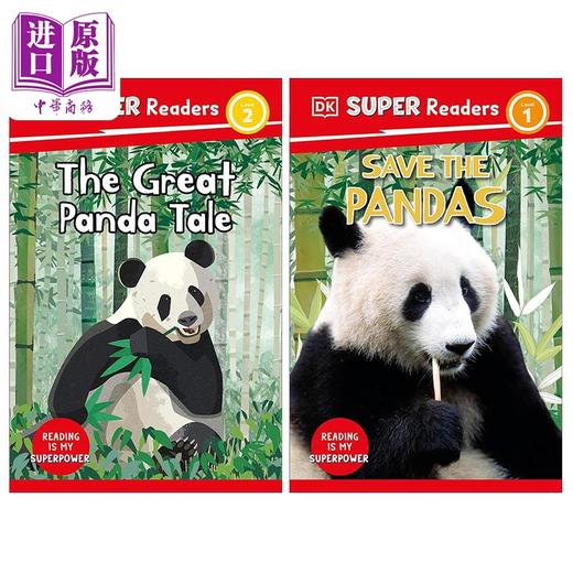 【中商原版】DK Super Readers Fun China 趣读中华 大熊猫动物科普读物2册 The Great Panda Tale Save the Pandas 英文原版 商品图1