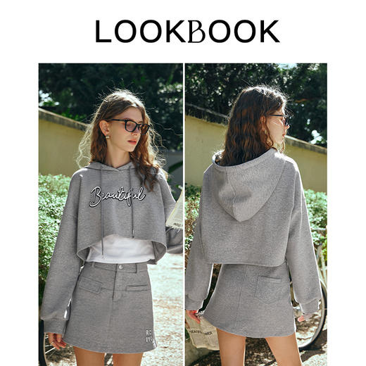 OLrain欧芮儿休闲时尚套装女早春2024年新款时尚宽松印花三件套 商品图4