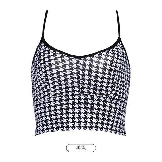 都市丽人抹胸女锦纶冰丝背心无尺码内置杯垫可拆长抹胸长抹胸无钢圈无排扣LV42A6 商品图10