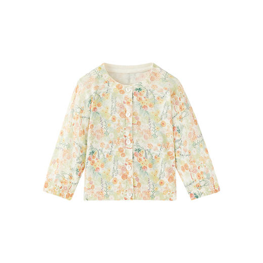 【高定系列】英氏婴童外套春夏女童针织衫新款桑蚕丝柔软外套 商品图4