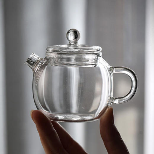 益思泉丨迷你小茶壶 茶壶 高硼硅玻璃 约200ml （单壶） 泡绿茶 商品图2
