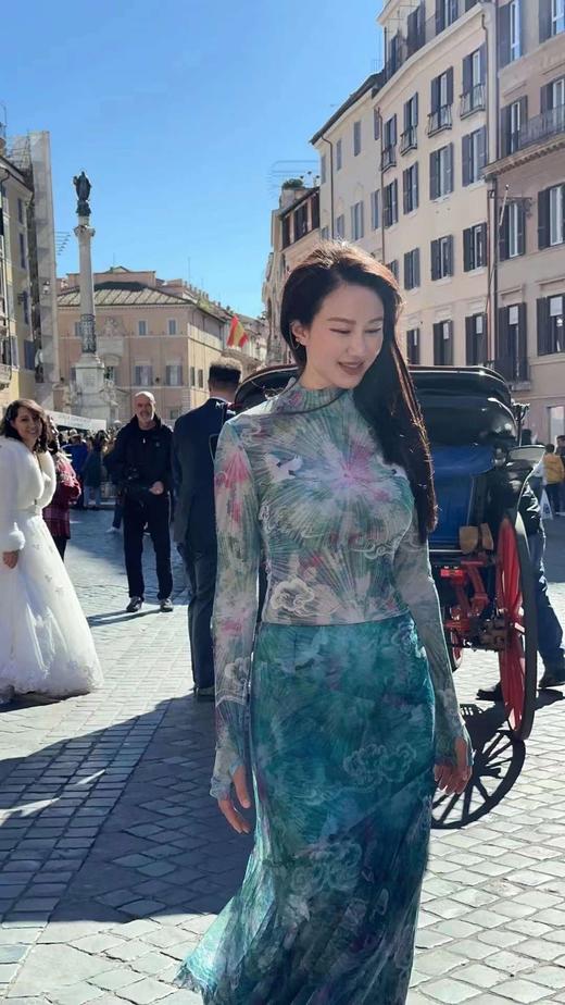 "蓝色多瑙河“半裙 侧拉链 S1件 M2件 L2件（不退不换） 商品图1