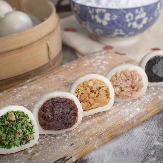 园外园 汤圆 一盒9只 黑芝麻/荠菜肉/鲜肉/萝卜丝/红小豆 商品图2