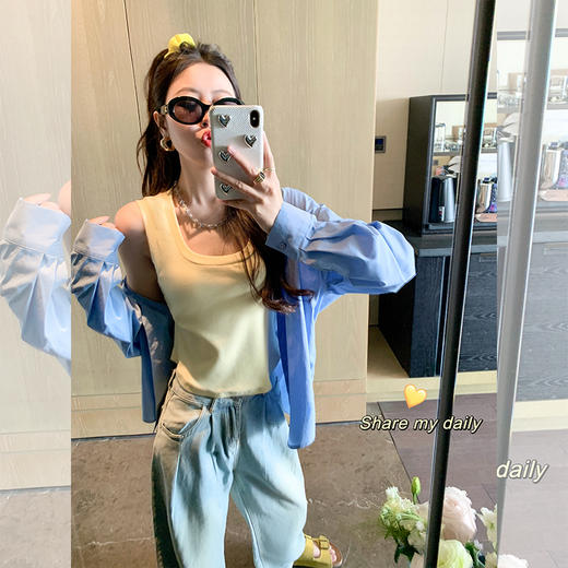 <曾小咸推荐> 现货秒杀！微信超特价！【软糖女孩】纯色背心 日常79.99 立减40 秒杀39.99！ 商品图11