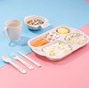 z119  儿童分格快餐盘餐具6件套 商品缩略图0
