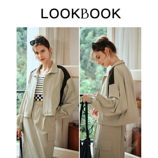 OLrain欧芮儿美式时尚套装女早春2024新款时尚复古休闲运动两件套 商品图4