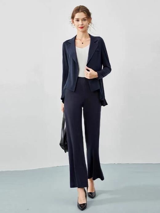 A7053      高端气质职业通勤收腰显瘦西装两件套套装（特价不退换） 商品图1