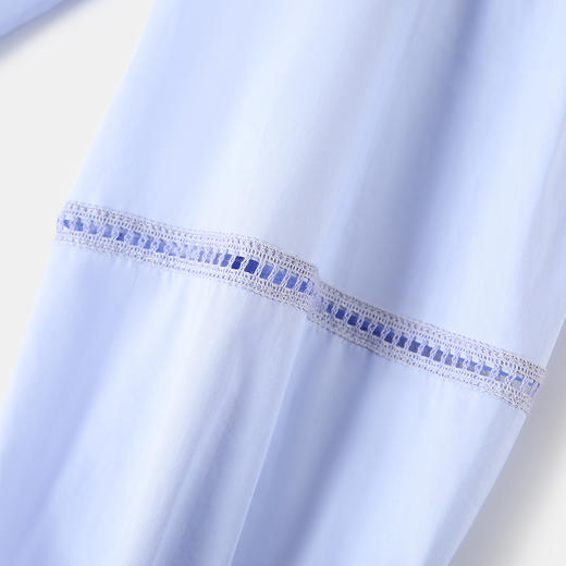 【140-170】【Y氏】女童春秋长袖衬衣翻领灯笼袖衬衫 商品图10