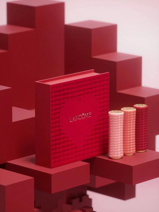 【一般贸易】兰蔻新年烟花千鸟格寻爱限定口红礼盒3支装  XAMN 商品图6