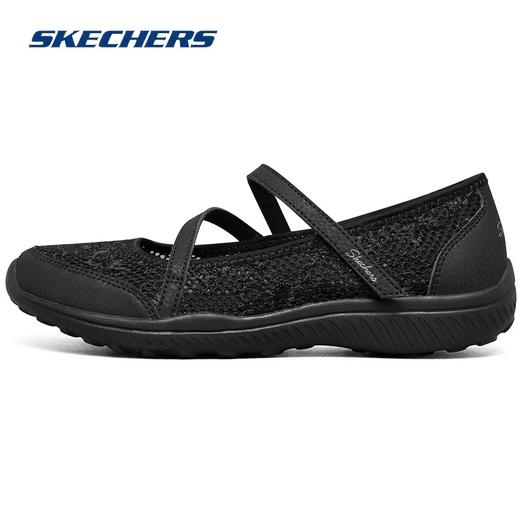 【断码清仓不支持退换，鞋全新，但鞋盒破损，介意勿拍】斯凯奇女鞋黑色100022-BLK 偏大一码 37码一双 商品图1