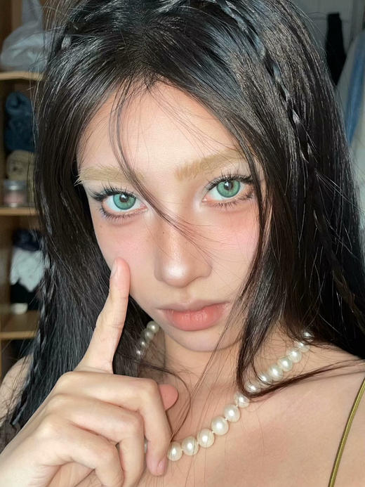 【大直径】PFGIRLCON-绿玛瑙-14.5mm【半年抛 0-800度 含有525/575】着色13.9mm 商品图6