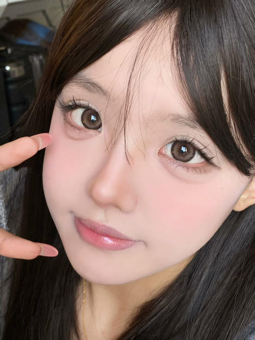 【大直径】PFGIRLCON-焦糖布丁-14.5mm【半年抛 0-800度 含有525/575】着色14.2mm 商品图3