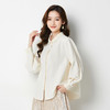 馥迦清新甜美纯棉花边领衬衫 商品缩略图1