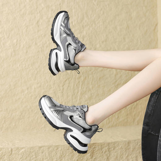 品质好货 | Safiya/索菲娅2024春千禧风休闲运动厚底老爹鞋 SF33112756 商品图7