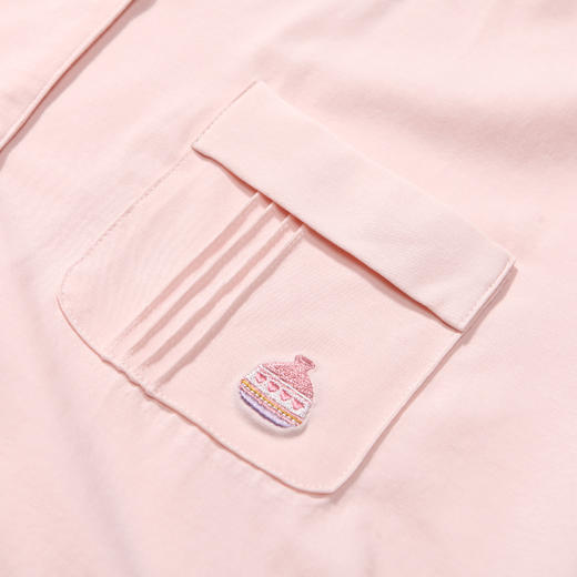 都市丽人好睡好眠春夏睡衣女凉感无尘棉家居服薄款短袖短裤女士无尘棉套装LH40A3 商品图10