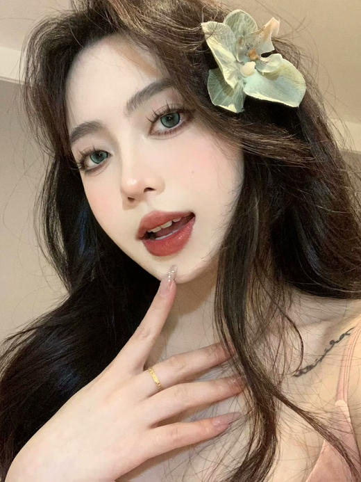 【大直径】PFGIRLCON-青柠气泡-14.5mm【半年抛 0-800度 含有525/575】着色13.9mm 商品图4