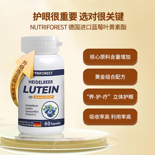 NUTRIFOREST 德国进口蓝莓叶黄素酯(凝胶糖果) 商品图2